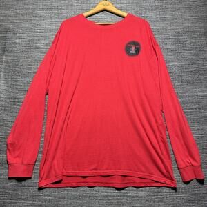 SDSU Shirt Men's 2XL Red Long Sleeve Aztecs Crew Neck
